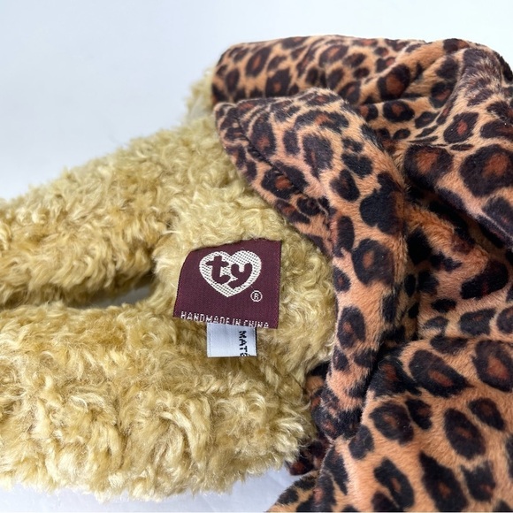 Isabella Leopard Print Jacket and Hat 13” Bear Ty 1993 - Picture 10 of 13